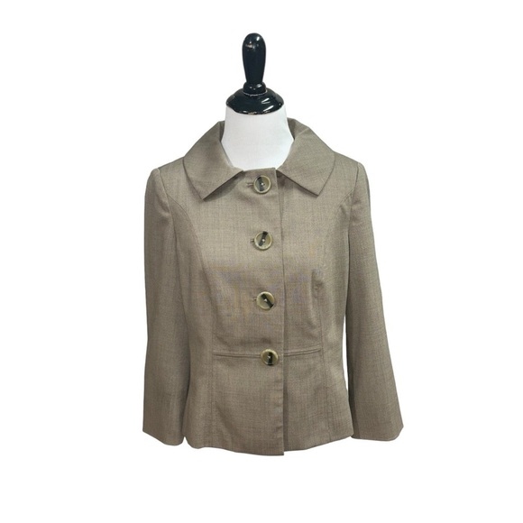 Banana Republic Jackets & Blazers - Banana Republic Women's Medium Fitted Blazer Jacket Wool Blend Business Casual